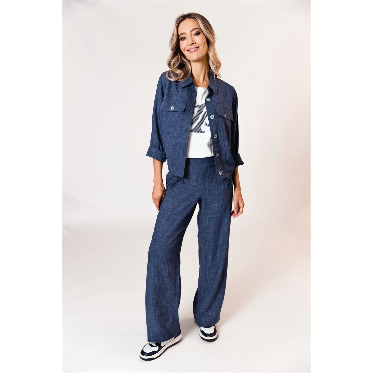 Pant pull-on - blauw