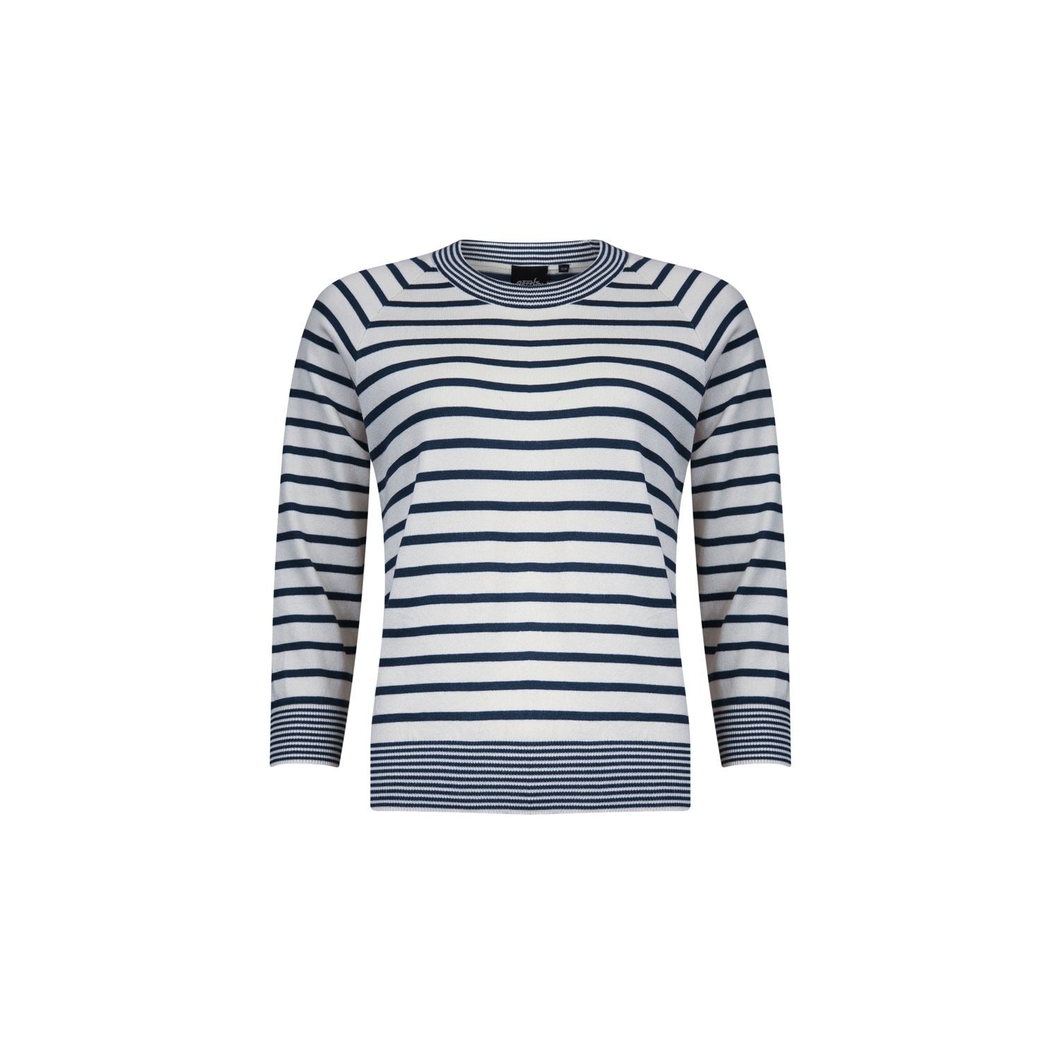 Sweater stripe - blauw