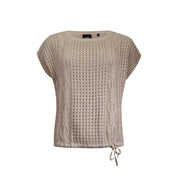 Sweater sleeveless - brown