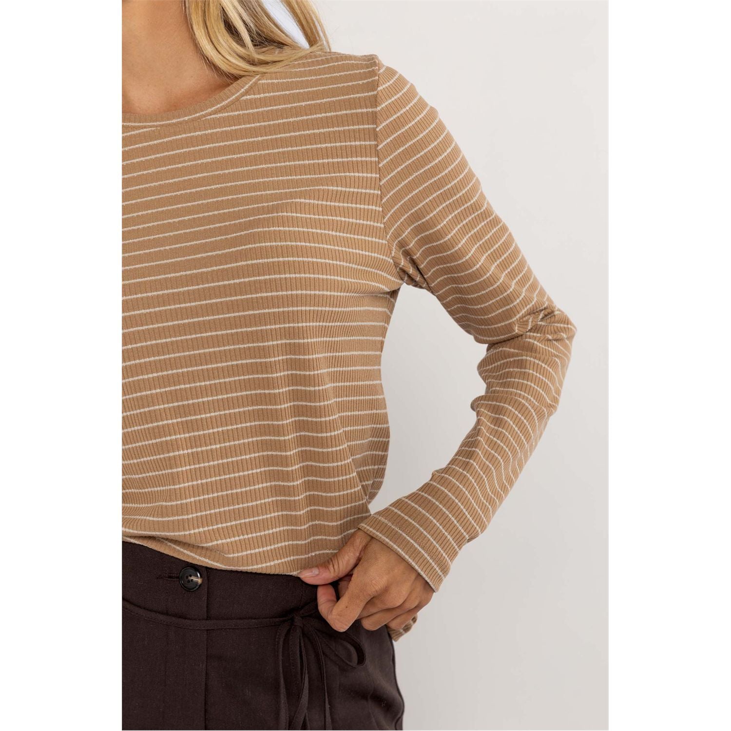 T-Shirt shiny stripe