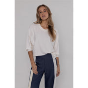 Pullover woven blend