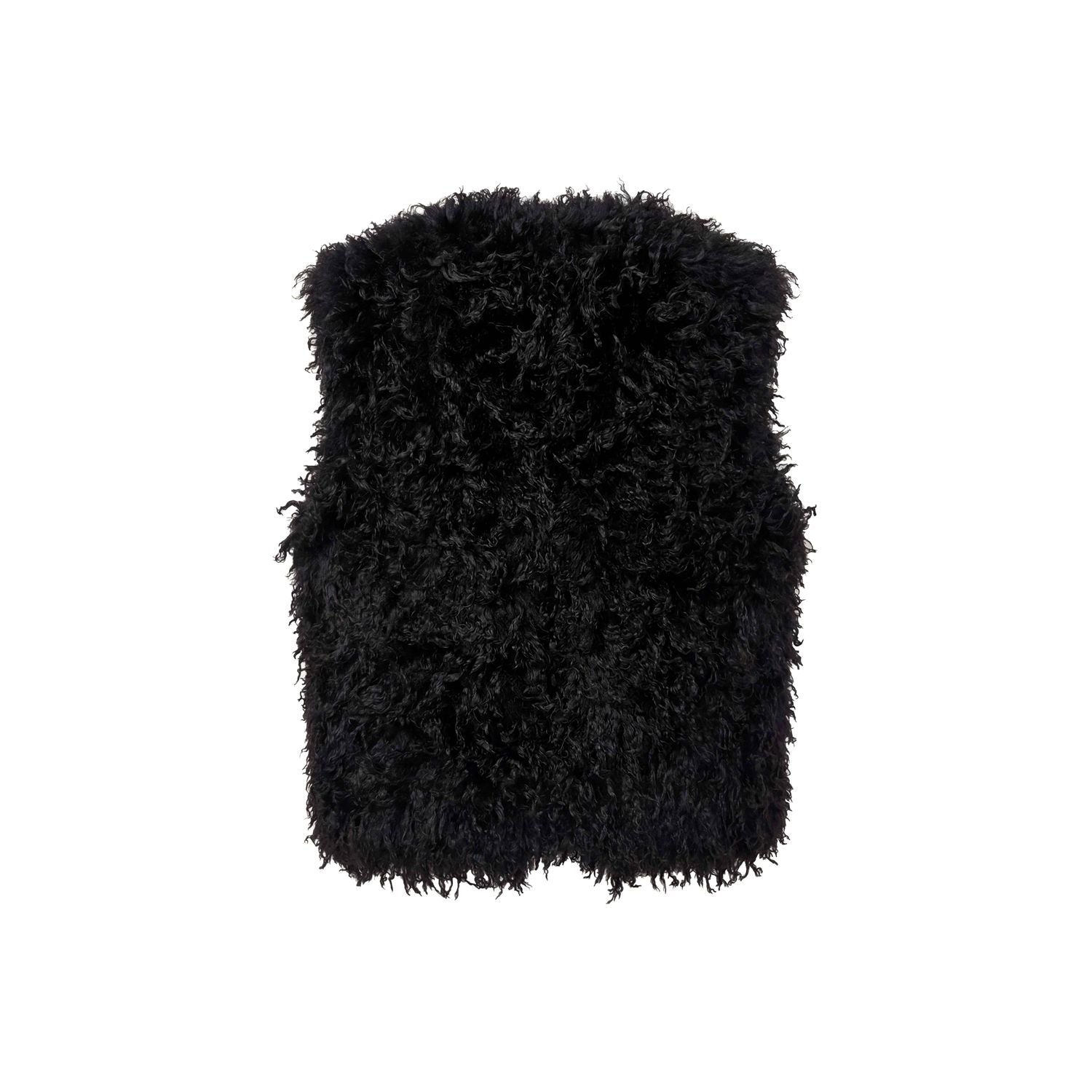 Waistcoat hairy fur