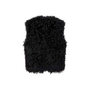Waistcoat hairy fur