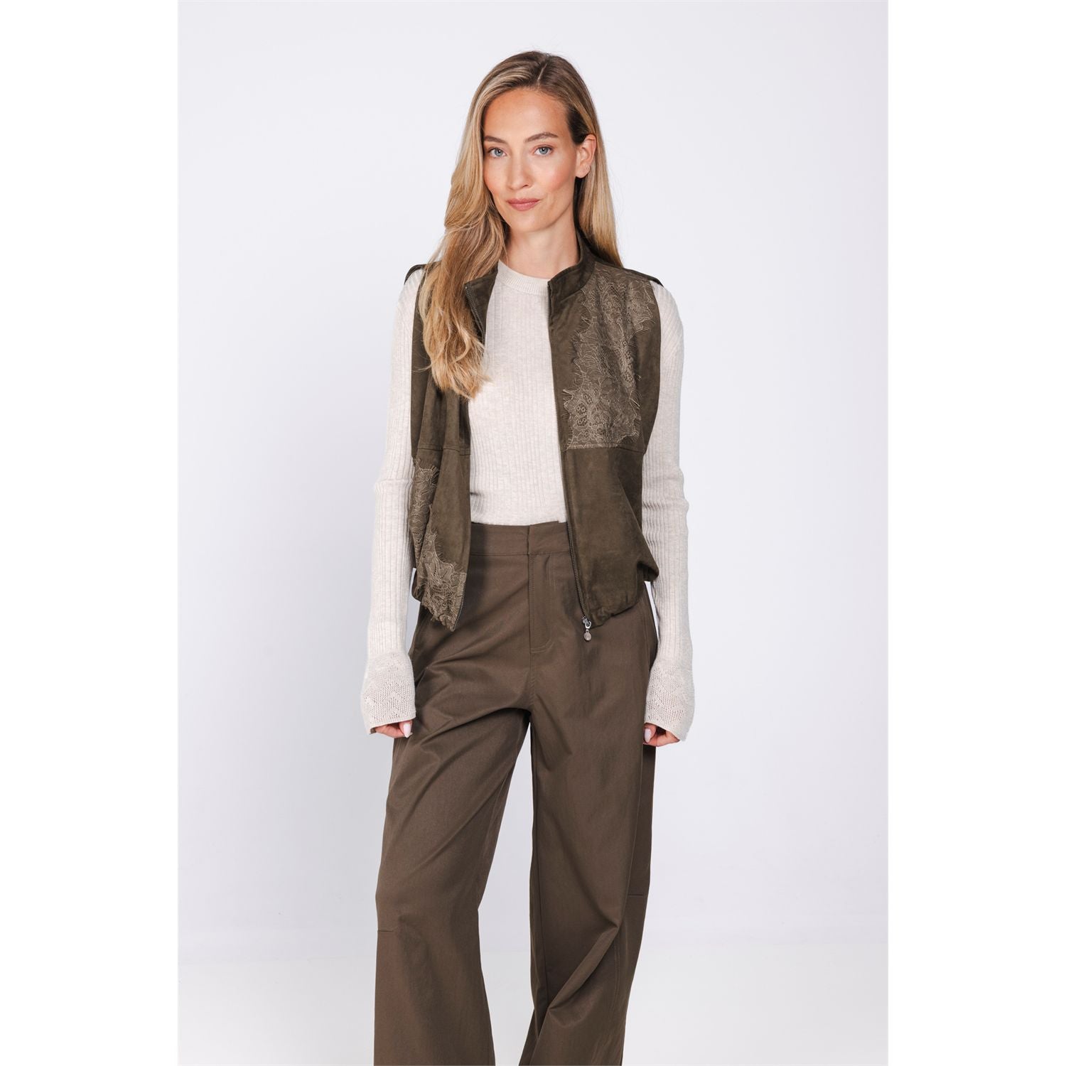 Waistcoat suedine