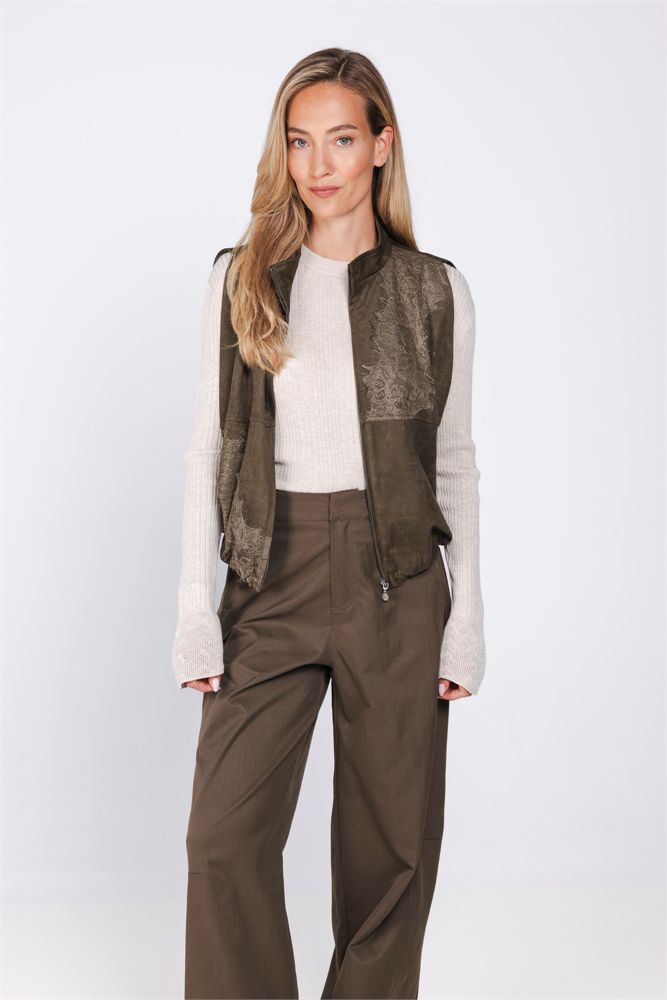 Waistcoat suedine