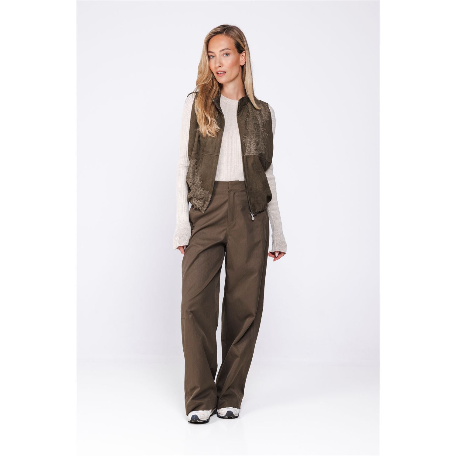 Waistcoat suedine