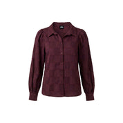 Blouse plain check