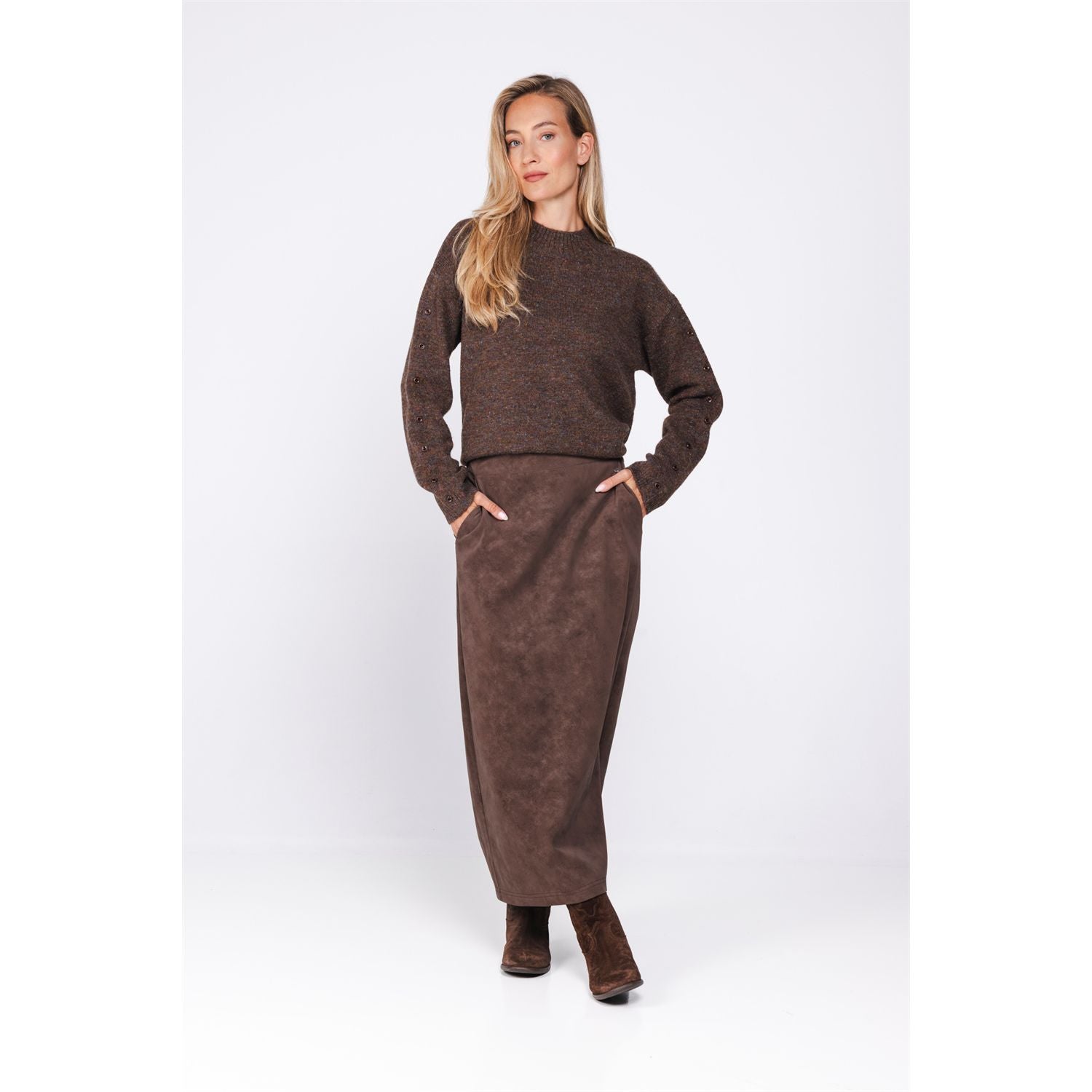 Pullover tweed
