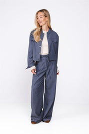 Jacket chalk stripe