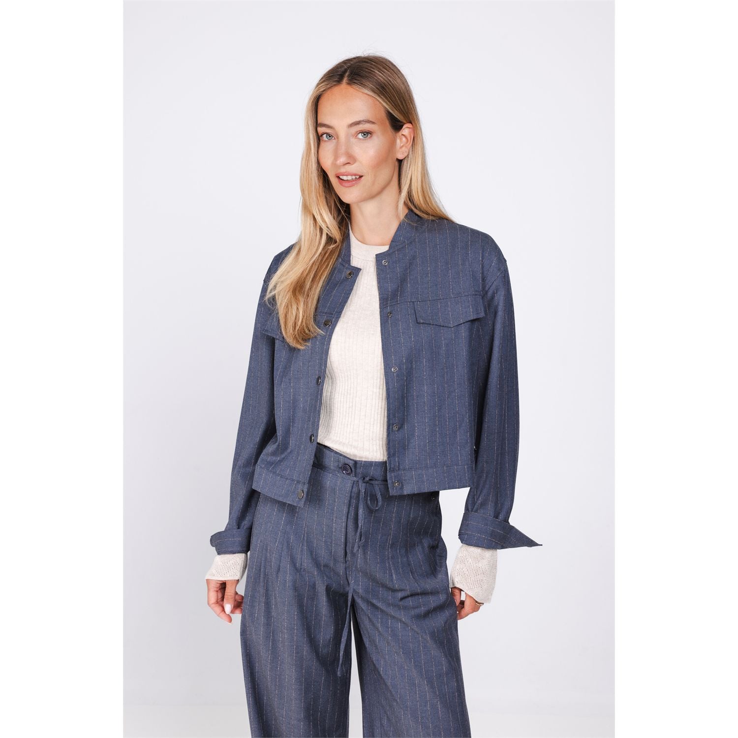 Jacket chalk stripe