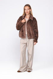 Jacket faux fur