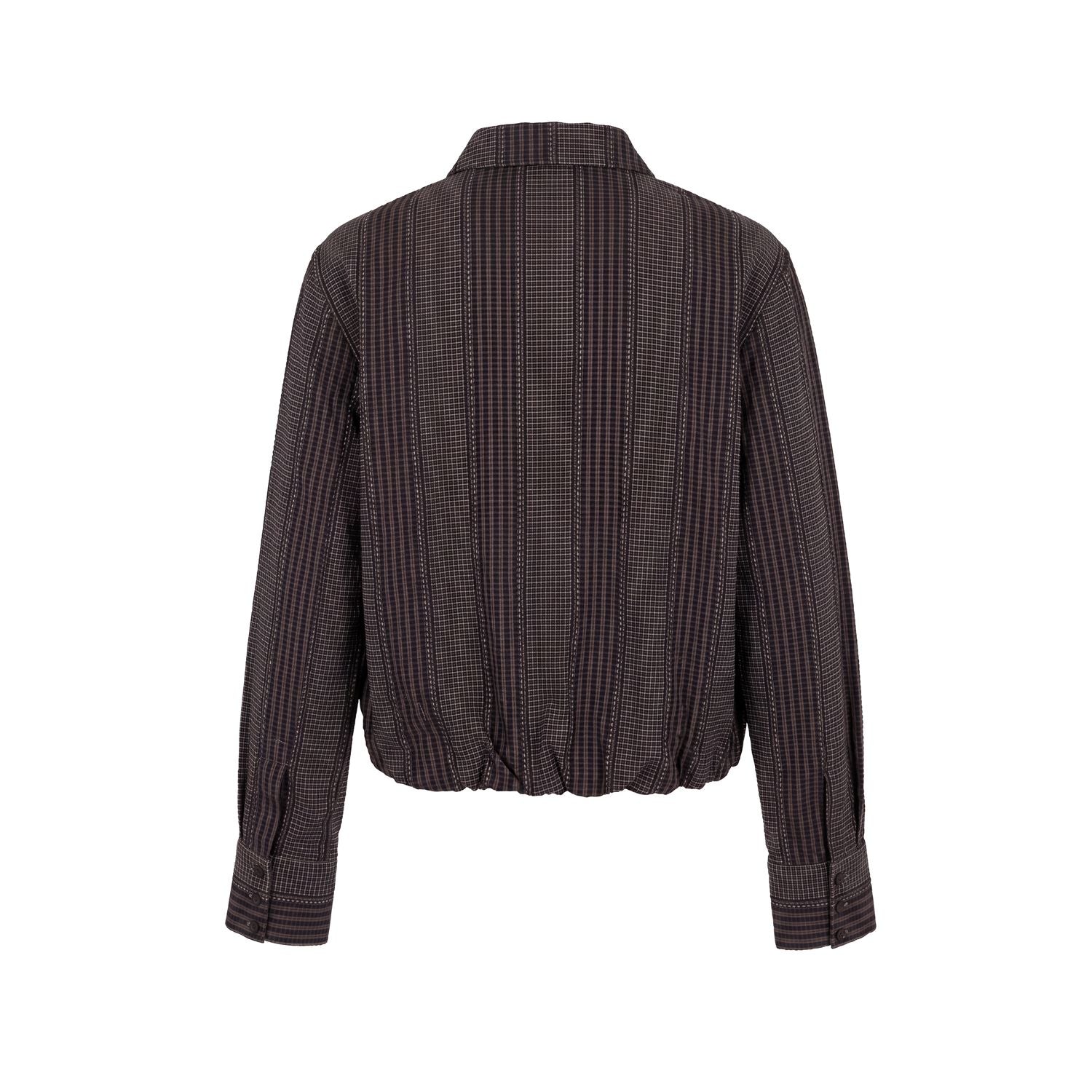 Blouse balloon check