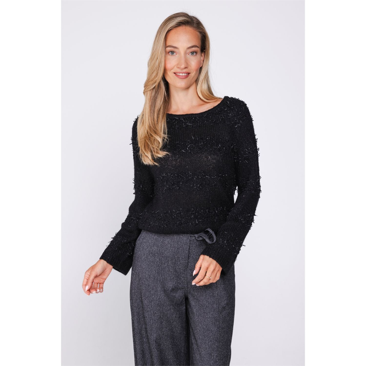 Pullover mix yarn