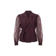 Blazer contrast sleeves